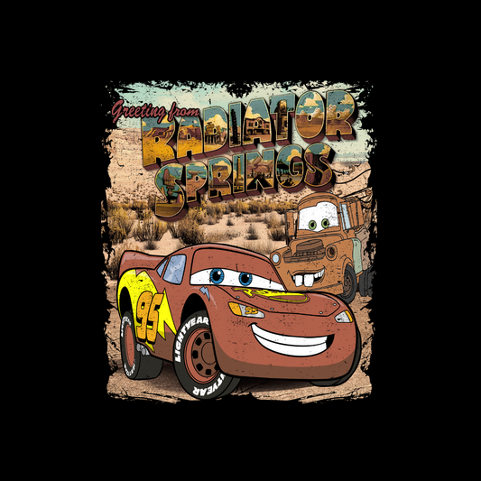 Cars Lightning McQueen Retro TODDLER Shirt