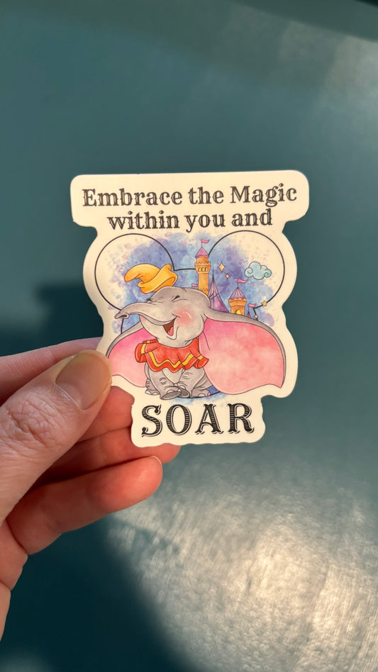 Dumbo Soar sticker