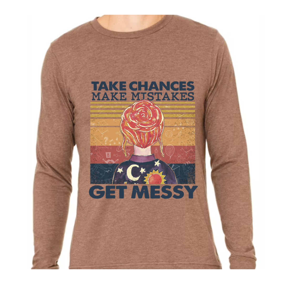 Take Chances Teacher Adult Shirt