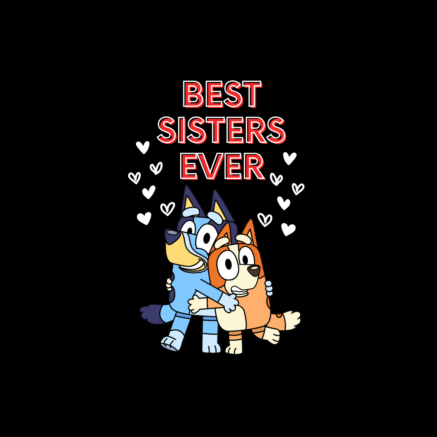 Best Sisters Bluey and Bingo TODDLER Shirt