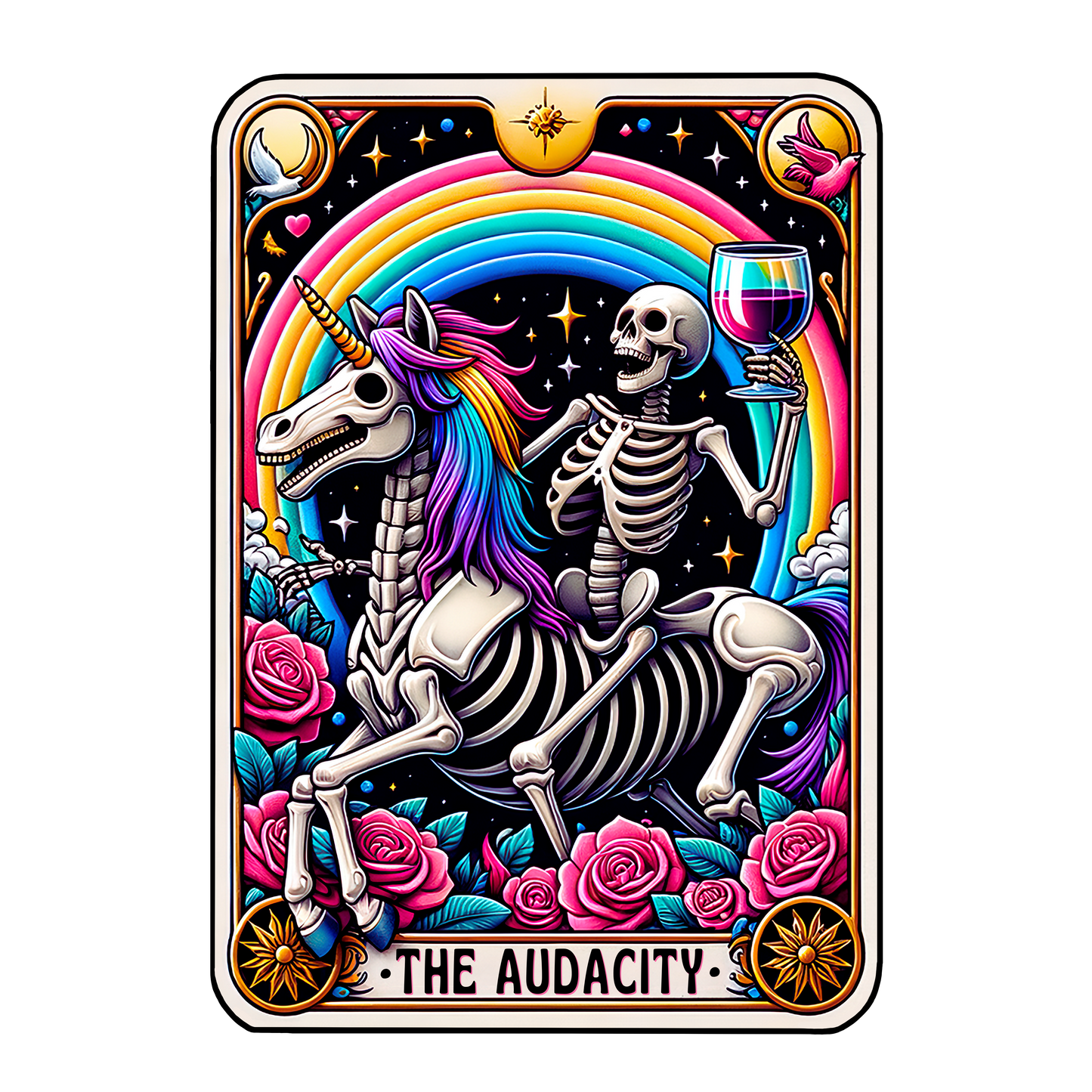 Audacity Tarot Card Adult Shirt