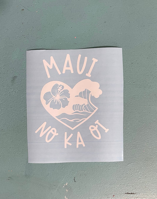 Maui No Ka Oi decal