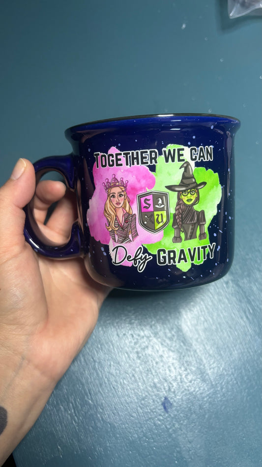 Together We Can Defy Gravity mug