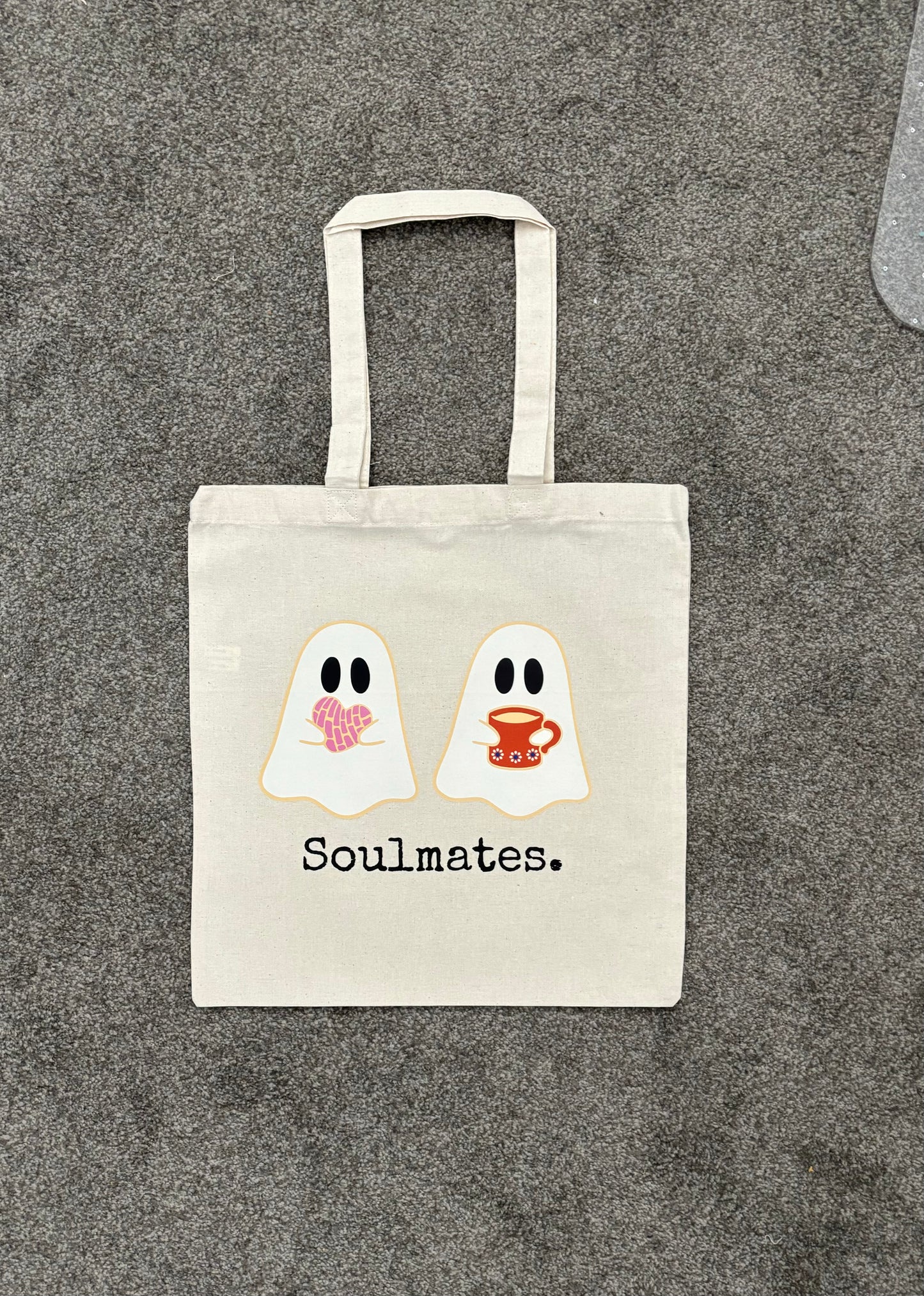 Ghost Soulmates Cafecito and Concha Tote bag