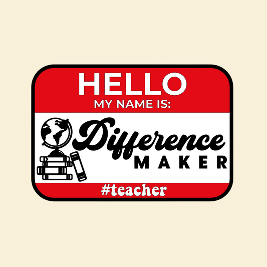 Difference Maker Teacher Tote bag