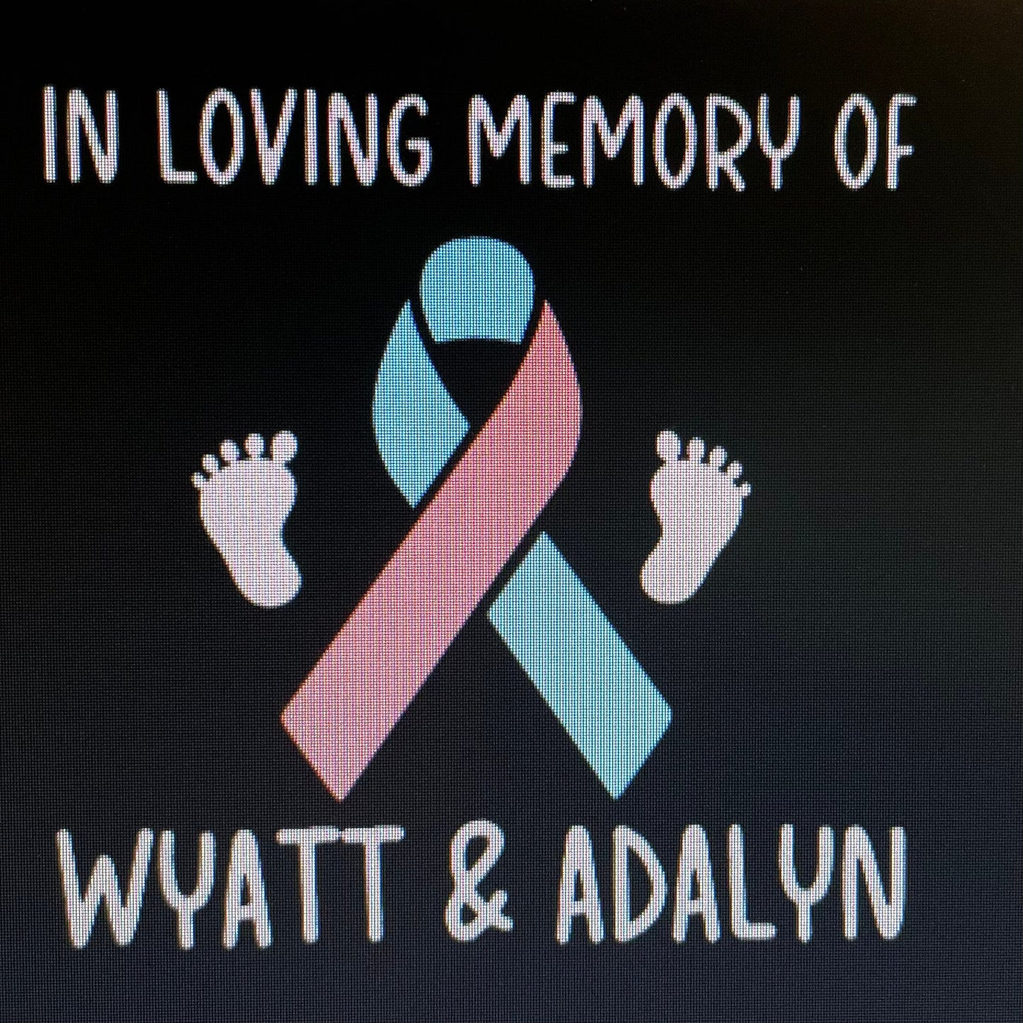 I’m Loving Memory Of Pregnancy and Infant Loss Ribbon decal